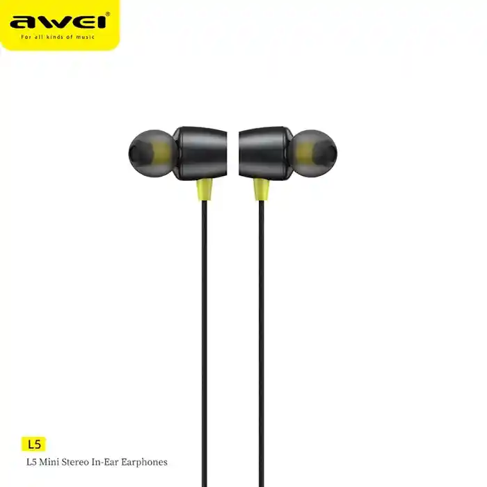 Awei L5 3.5mm Mini Stereo In Ear Headphone